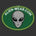 Alien Wear logo with an alien head design on a green oval background